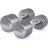 Гантель UNIX FIT PRO круглая хромированная 9 кг, 2 шт. DBRND9PCEx2