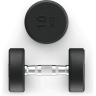 Гантель UNIX FIT PRO круглая обрезиненная 10 кг DBRND10PBKx2